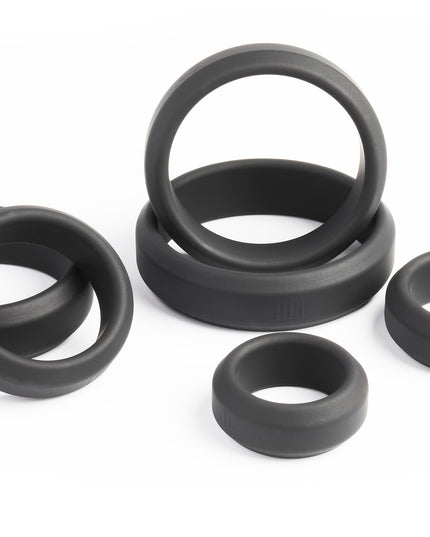 Kings Fitting Silicone Penis Ring 6 Pack